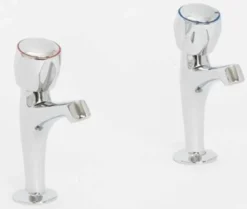 Skara Standard HI Neck Contract Kitchen Sink Pillar Taps - 10030