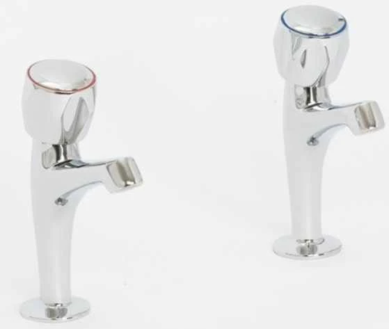 Skara Standard HI Neck Contract Kitchen Sink Pillar Taps - 10030 1 Skara Standard HI Neck Contract Kitchen Sink Pillar Taps - 10030