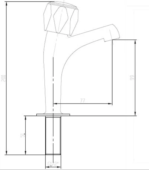 Skara Standard HI Neck Contract Kitchen Sink Pillar Taps - 10030 2 Skara Standard HI Neck Contract Kitchen Sink Pillar Taps - 10030 - Image 2