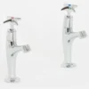 Skara Cross Top Hi Neck Sink Pillar Taps