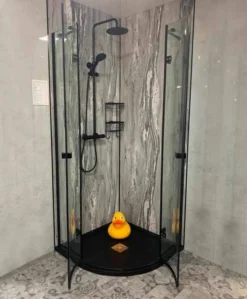 Vodas 8 Stella 800 Frameless Hinge Door Quadrant Shower Enclosure - Black 10 Vodas 8 Stella 800 Frameless Hinge Door Quadrant Shower Enclosure - Black -Roman Sales 107485604 297032424821532 6750796251859334998 n