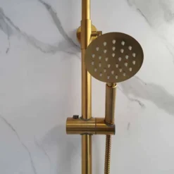 Signature Ripley Brushed Brass Round Thermostatic Dual Head Shower Set 12 Signature Ripley Brushed Brass Round Thermostatic Dual Head Shower Set -Roman Sales 20211008 111832
