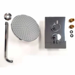 The White Space Chrome Concealed Shower Valve With Fixed Shower Head 10 The White Space Chrome Concealed Shower Valve With Fixed Shower Head -Roman Sales 20220630 164332 resized