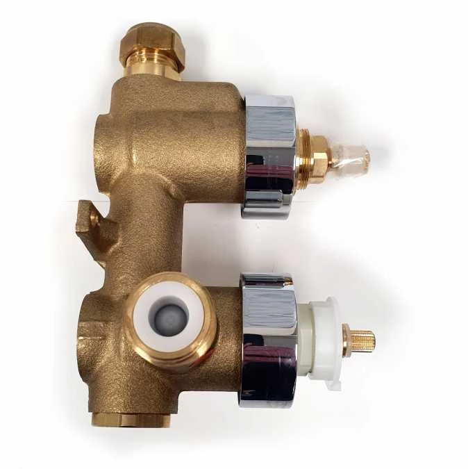 The White Space Chrome Concealed Shower Valve With Fixed Shower Head 6 The White Space Chrome Concealed Shower Valve With Fixed Shower Head - Image 6