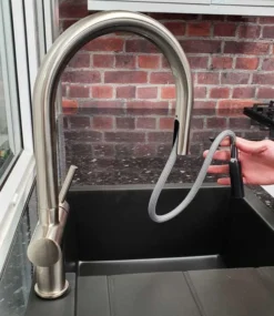 Rievaulx Brushed Nickel Pull Out Kitchen Sink Mixer Tap 11 Rievaulx Brushed Nickel Pull Out Kitchen Sink Mixer Tap -Roman Sales 20220822 104109