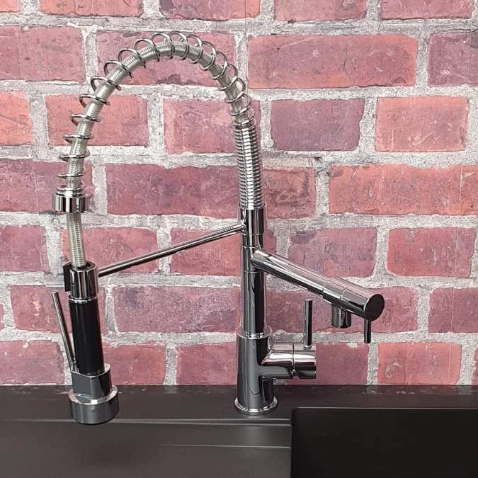 Dual Spout Spring Pull Out Kitchen Tap - Kartell 6 Dual Spout Spring Pull Out Kitchen Tap - Kartell - Image 6
