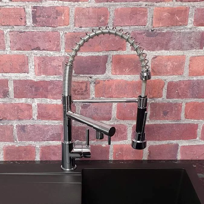 Dual Spout Spring Pull Out Kitchen Tap - Kartell 8 Dual Spout Spring Pull Out Kitchen Tap - Kartell - Image 8