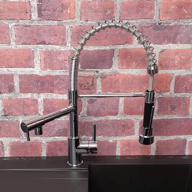 Dual Spout Spring Pull Out Kitchen Tap - Kartell 7 Dual Spout Spring Pull Out Kitchen Tap - Kartell - Image 7