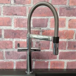 Blanco Culina - S Mini Twin Lever Pull Out Chrome Kitchen Tap - 525197 12 Blanco Culina - S Mini Twin Lever Pull Out Chrome Kitchen Tap - 525197 -Roman Sales 525197 5