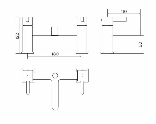Niagara Harlow Bath Filler Tap 2 Niagara Harlow Bath Filler Tap - Image 2