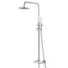 Niagara Equate Round Chrome Thermostatic Dual Head Shower Set