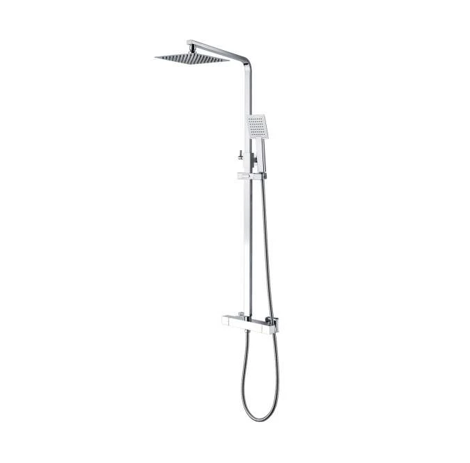 Niagara Observa Chrome Square Twin Shower Head Set 2 Niagara Observa Chrome Square Twin Shower Head Set - Image 2