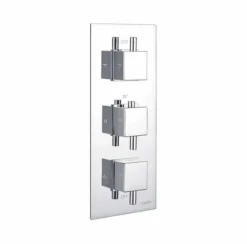 Niagara Observa Chrome Triple Concealed Shower Valve - Two Outlets