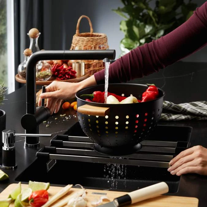 Blanco Subline 500 U Granite Kitchen Sink - Black 3 Blanco Subline 500 U Granite Kitchen Sink - Black - Image 3