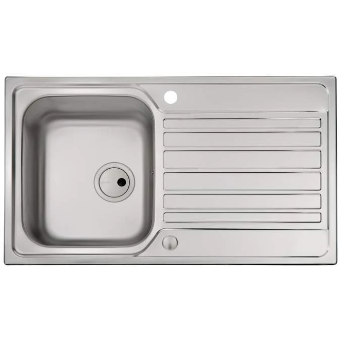 Abode Connekt 1 Bowl Inset Stainless Steel Kitchen Sink & Astral Tap 2 Abode Connekt 1 Bowl Inset Stainless Steel Kitchen Sink & Astral Tap - Image 2
