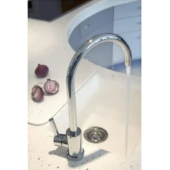 Abode Connekt 1.5 Bowl Inset Stainless Steel Kitchen Sink & Atlas Tap 10 Abode Connekt 1.5 Bowl Inset Stainless Steel Kitchen Sink & Atlas Tap -Roman Sales ABDP0047 Lifestyle