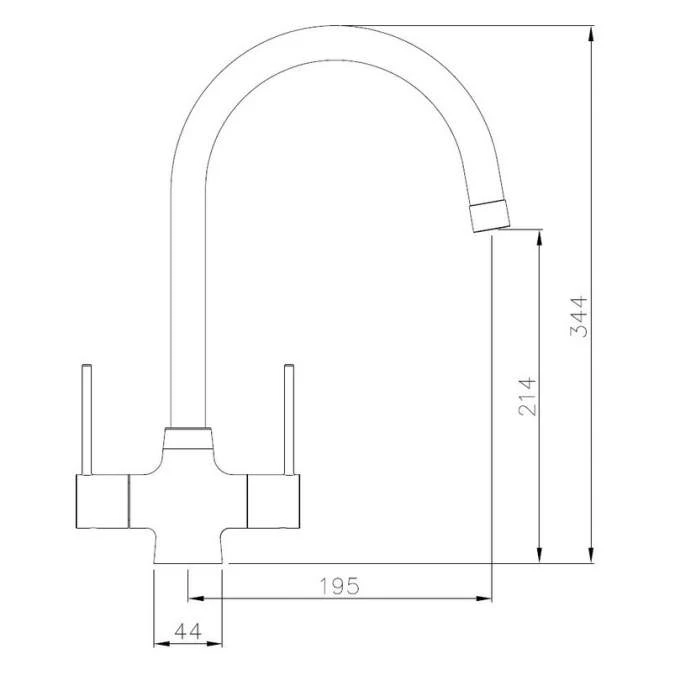 Abode Matrix 1.5 Bowl Left Hand Undermount Stainless Steel Sink & Nexa Tap Pack 8 Abode Matrix 1.5 Bowl Left Hand Undermount Stainless Steel Sink & Nexa Tap Pack - Image 8