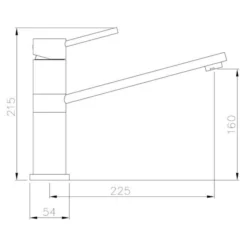 Abode Xcite 1 Bowl Inset Black Metallic Kitchen Sink & Specto Tap Pack 13 Abode Xcite 1 Bowl Inset Black Metallic Kitchen Sink & Specto Tap Pack -Roman Sales AT1224 LD 9