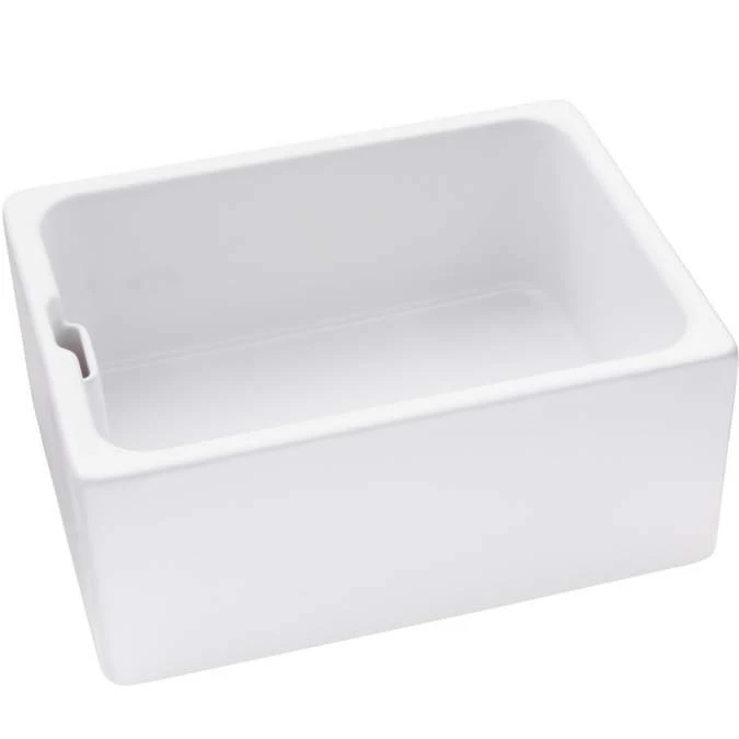 Abode New Belfast 1 Bowl Undermount Sink - White 2 Abode New Belfast 1 Bowl Undermount Sink - White - Image 2