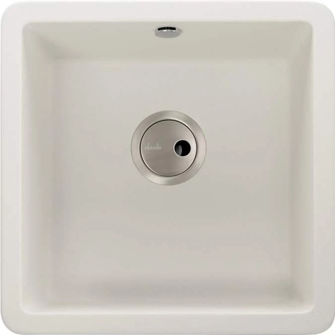 Abode Matrix Square GR15 1 Bowl Granite Inset / Undermount Kitchen Sink - White 1 Abode Matrix Square GR15 1 Bowl Granite Inset / Undermount Kitchen Sink - White