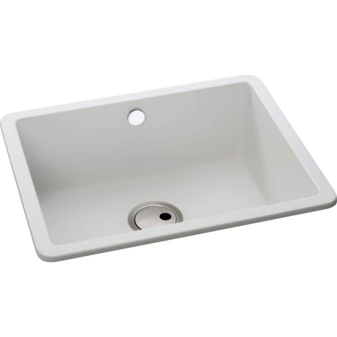 Abode Matrix Square GR15 Large 1 Bowl Granite Inset / Undermount Kitchen Sink - White 2 Abode Matrix Square GR15 Large 1 Bowl Granite Inset / Undermount Kitchen Sink - White - Image 2
