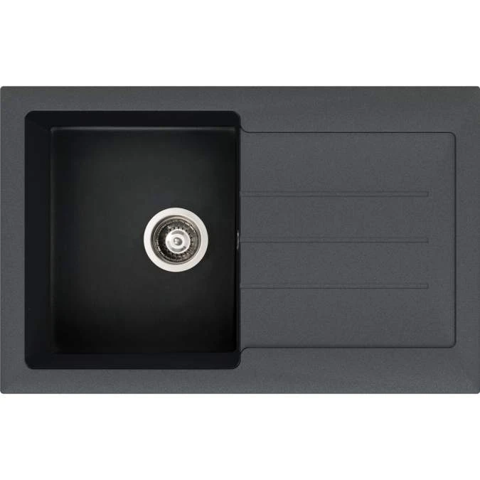Abode Xcite 1 Bowl Inset Black Metallic Kitchen Sink & Specto Tap Pack 3 Abode Xcite 1 Bowl Inset Black Metallic Kitchen Sink & Specto Tap Pack - Image 3