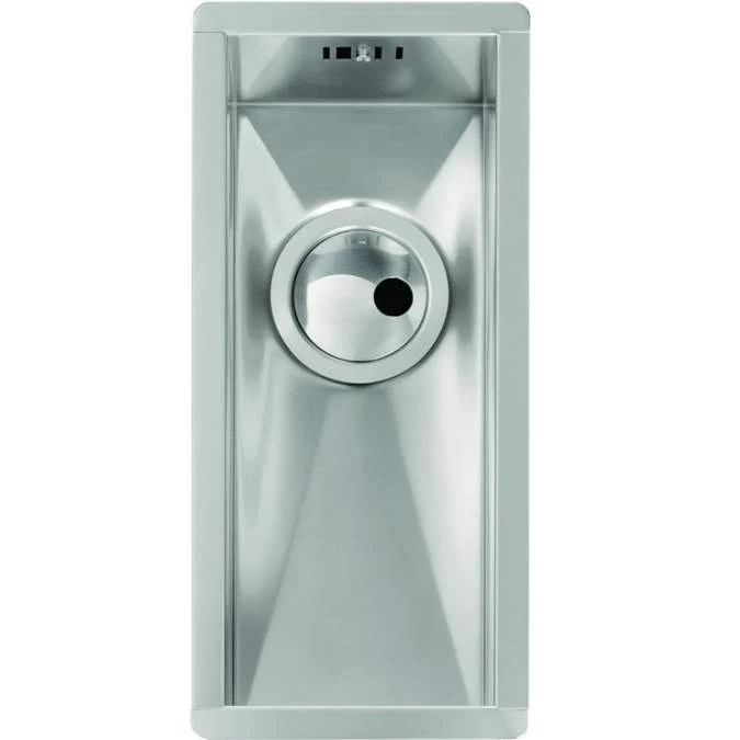Abode Matrix R0 Square 0.5 Bowl Undermount Kitchen Sink - Stainless Steel 160mm 1 Abode Matrix R0 Square 0.5 Bowl Undermount Kitchen Sink - Stainless Steel 160mm