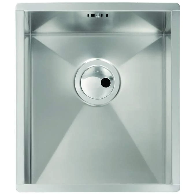 Abode Matrix R0 Square 1 Bowl Undermount Kitchen Sink - Stainless Steel 340mm 1 Abode Matrix R0 Square 1 Bowl Undermount Kitchen Sink - Stainless Steel 340mm
