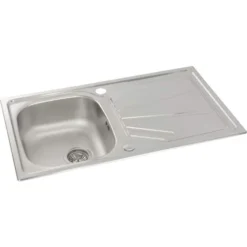 Abode Trydent 1 Bowl Inset Stainless Steel Sink & Atlas Tap Pack 9 Abode Trydent 1 Bowl Inset Stainless Steel Sink & Atlas Tap Pack -Roman Sales AW5054 CO2 3