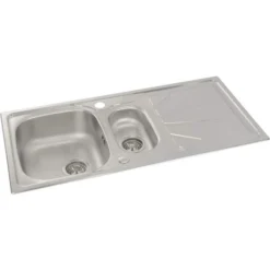 Abode Trydent 1.5 Bowl Inset Stainless Steel Sink & Specto Tap Pack 10 Abode Trydent 1.5 Bowl Inset Stainless Steel Sink & Specto Tap Pack -Roman Sales AW5055 CO2 4