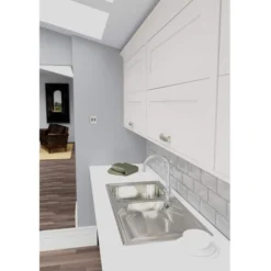 Abode Connekt 1 Bowl Inset Stainless Steel Kitchen Sink & Nexa Tap -Roman Sales AW5056 Lifestyle 2 1