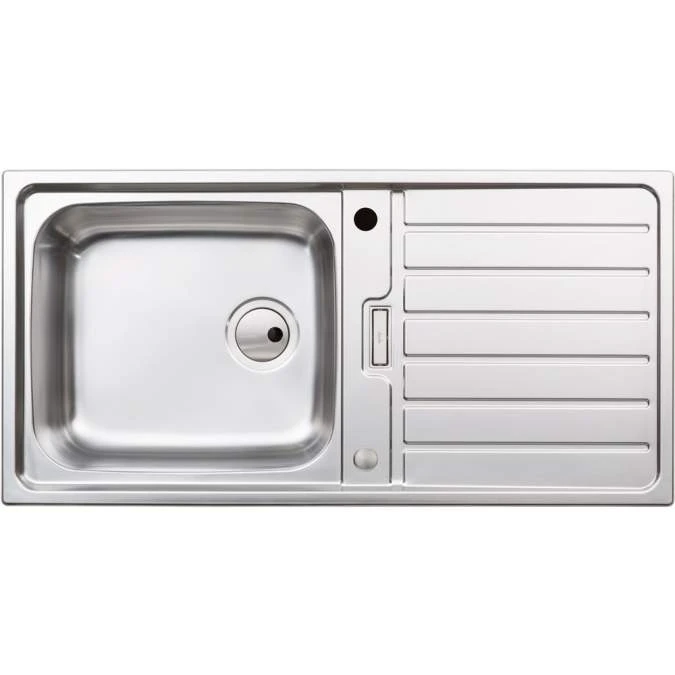 Abode Neron 1 Bowl Inset Stainless Steel Sink & Atlas Tap Pack 3 Abode Neron 1 Bowl Inset Stainless Steel Sink & Atlas Tap Pack - Image 3