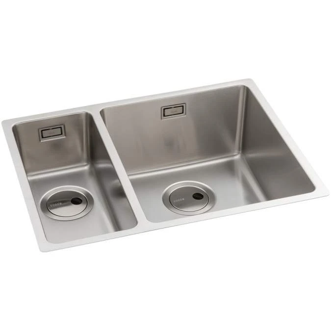 Abode Matrix R15 1.5 Bowl Right Hand Undermount / Inset Kitchen Sink - Stainless Steel 2 Abode Matrix R15 1.5 Bowl Right Hand Undermount / Inset Kitchen Sink - Stainless Steel - Image 2