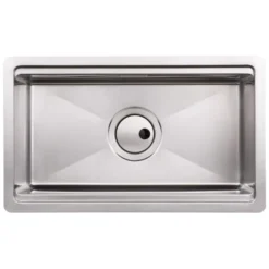 Abode Studio 1 Bowl Undermount Kitchen Sink - Stanless Steel