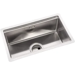Abode Studio 1 Bowl Undermount Kitchen Sink - Stanless Steel 7 Abode Studio 1 Bowl Undermount Kitchen Sink - Stanless Steel -Roman Sales AW5134 CO2