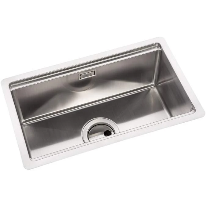 Abode Studio 1 Bowl Undermount Kitchen Sink - Stanless Steel 3 Abode Studio 1 Bowl Undermount Kitchen Sink - Stanless Steel - Image 3