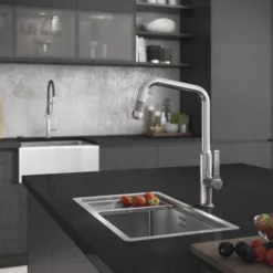 Abode Studio 1 Bowl Undermount Kitchen Sink - Stanless Steel 9 Abode Studio 1 Bowl Undermount Kitchen Sink - Stanless Steel -Roman Sales AW5134 Lifestyle