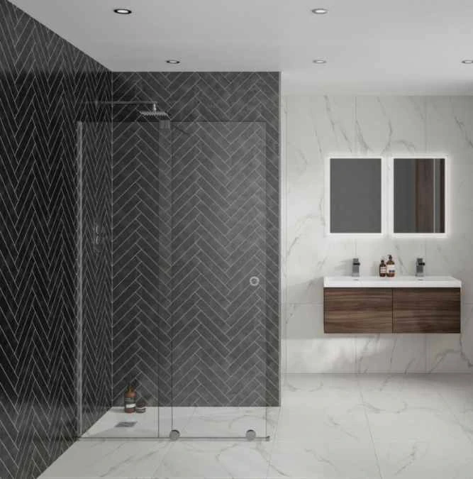 1600mm Sliding Wetroom Screen - Rolla 8 By Aquadart 3 1600mm Sliding Wetroom Screen - Rolla 8 By Aquadart - Image 3