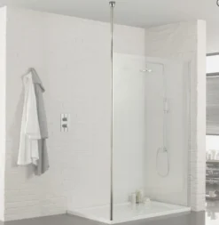Aquadart 1200mm Wetroom 8 Shower Screen 7 Aquadart 1200mm Wetroom 8 Shower Screen -Roman Sales Aquadart Wetroom 8 AQ2097 Floor to Ceiling Post 1 5