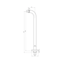 Round Shower Pack 4 - Allier Dual Outlet Shower Valve & Riser Rail With Rainfall Shower 9 Round Shower Pack 4 - Allier Dual Outlet Shower Valve & Riser Rail With Rainfall Shower -Roman Sales Astro Shower Pack 4 Shower Arm Tech