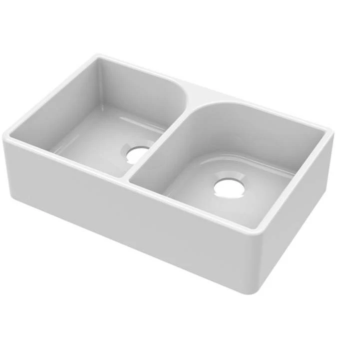 NUIE Butler Fireclay Sink With Full Weir 795 X 500 X 220mm 1 NUIE Butler Fireclay Sink With Full Weir 795 X 500 X 220mm