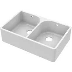 NUIE Butler Fireclay Sink With Full Weir And Overflow 795 X 500 X 220mm