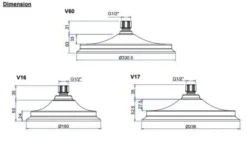 Burlington Severn Concealed 3 Control Shower, Hose & Handset - VF3S 7 Burlington Severn Concealed 3 Control Shower, Hose & Handset - VF3S -Roman Sales Burlington shower head tech