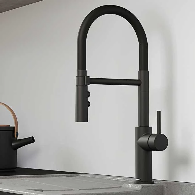 Blanco Catris S Flexo Black Matt Kitchen Tap - 525793 5 Blanco Catris S Flexo Black Matt Kitchen Tap - 525793 - Image 5