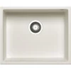 Prima+ White Granite 1 Bowl Undermount Kitchen Sink