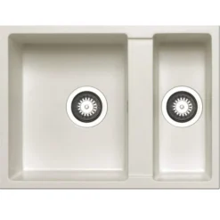 Prima+ White Granite 1.5 Bowl Undermount Sink