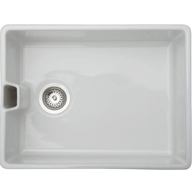 Prima 1 Bowl Belfast Fire Clay Kitchen Sink - White 1 Prima 1 Bowl Belfast Fire Clay Kitchen Sink - White