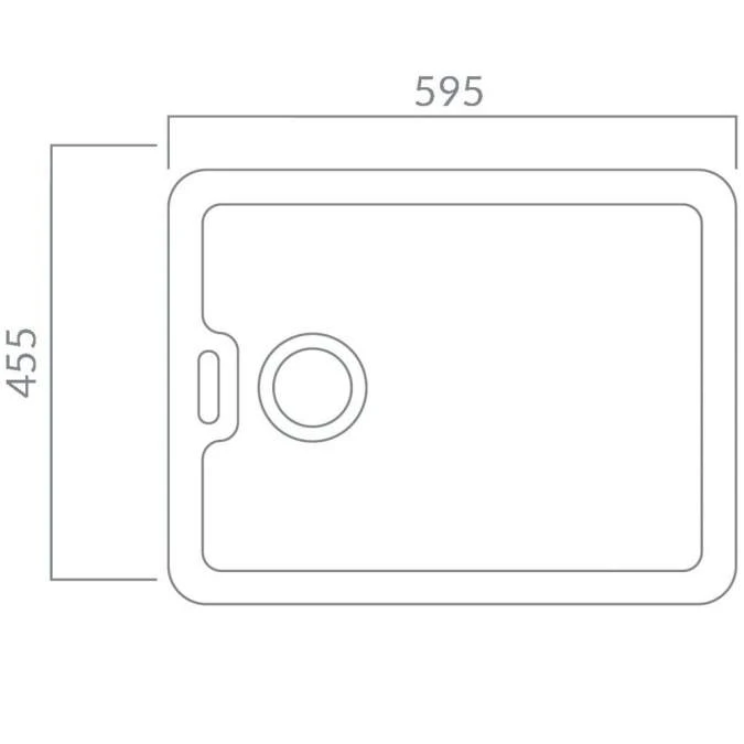 Prima 1 Bowl Belfast Fire Clay Kitchen Sink - White 2 Prima 1 Bowl Belfast Fire Clay Kitchen Sink - White - Image 2