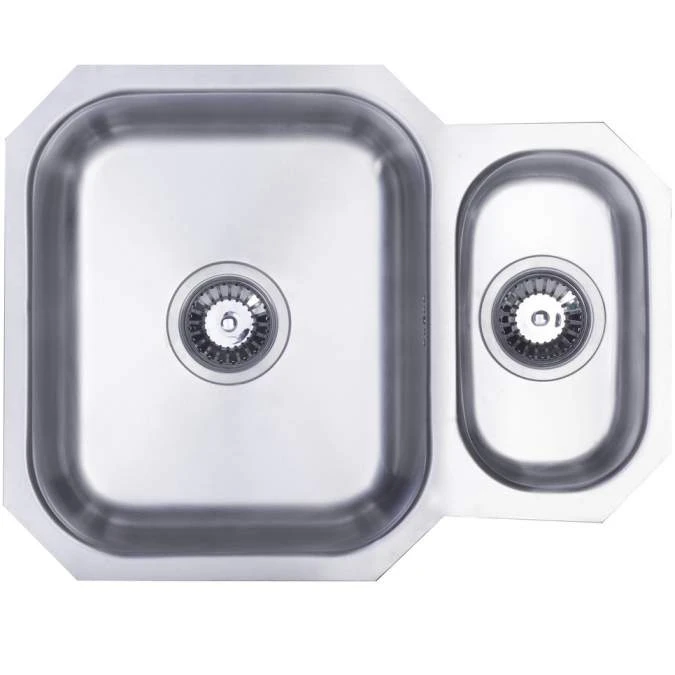 Prima 1.5 Bowl Undermount Reversible Kitchen Sink - Stainless Steel 1 Prima 1.5 Bowl Undermount Reversible Kitchen Sink - Stainless Steel