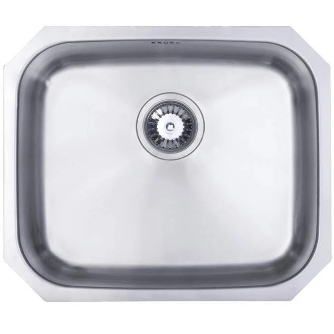 Prima 1 Bowl Large Undermount Kitchen Sink - Stainless Steel 1 Prima 1 Bowl Large Undermount Kitchen Sink - Stainless Steel